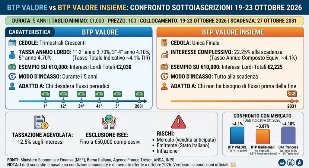 btp valore ottobre 2026